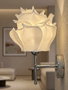 Opviq Lámpara de Pared APG0006 Blanco y Plata